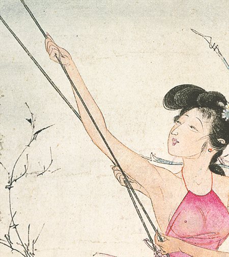 樟树-胡也佛的仕女画和最知名的金瓶梅秘戏图